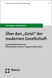 Über den 'Geist' der modernen Gesellschaft - Cover