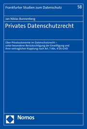 Privates Datenschutzrecht - Cover