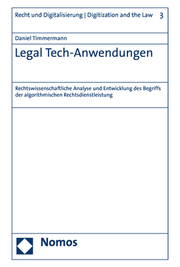 Legal Tech-Anwendungen - Cover