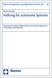 Haftung für autonome Systeme - Cover