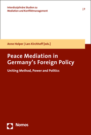 Peace Mediation in Germanys Foreign Policy