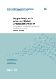 People Analytics in privatrechtlichen Arbeitsverhältnissen