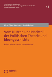 Vom Nutzen und Nachteil der Politischen Theorie und Ideengeschichte - Cover