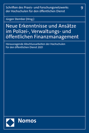 Neue Erkenntnisse und Ansätze im Polizei-, Verwaltungs- und öffentlichen Finanzmanagement - Cover