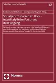 Sozialgerichtsbarkeit im Blick - Interdisziplinäre Forschung in Bewegung - Cover