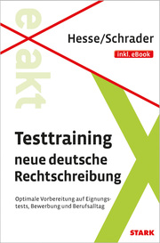 Testtraining neue deutsche Rechtschreibung - Cover
