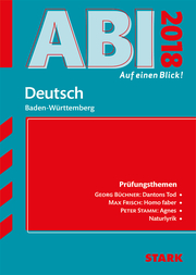 Abi - auf einen Blick! Deutsch Baden-Württemberg 2018 - Cover