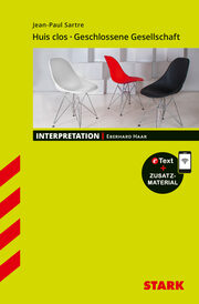 STARK Interpretationen Französisch - Jean-Paul Sartre: Huis clos/Geschlossene Gesellschaft - Cover