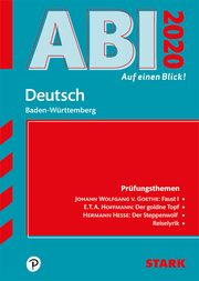 STARK Abi - auf einen Blick! Deutsch Baden-Württemberg 2020 - Cover