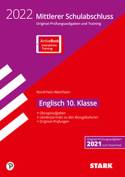 STARK Original-Prüfungsaufgaben und Training - Mittlerer Schulabschluss 2022 - Englisch - NRW - Cover