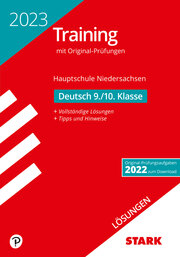 STARK Lösungen zu Original-Prüfungen und Training Hauptschule 2023 - Deutsch 9./10. Klasse - Niedersachsen