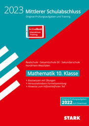 STARK Original-Prüfungen und Training - Mittlerer Schulabschluss 2023 - Mathematik - Realschule/Gesamtschule EK/ Sekundarschule - NRW