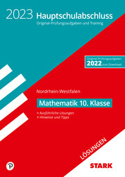 STARK Lösungen zu Original-Prüfungen und Training - Hauptschulabschluss 2023 - Mathematik - NRW