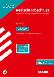 STARK Original-Prüfungen Realschulabschluss 2023 - Deutsch - Sachsen