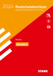 STARK Original-Prüfungen und Training Realschulabschluss 2024 - Deutsch - Hessen - Cover