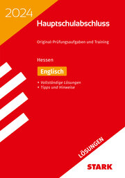 STARK Lösungen zu Original-Prüfungen und Training Hauptschulabschluss 2024 - Englisch - Hessen