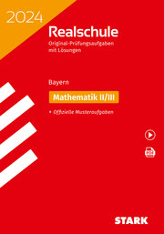 STARK Original-Prüfungen Realschule 2024 - Mathematik II/III - Bayern - Cover