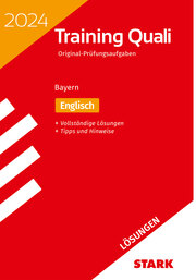 STARK Lösungen zu Training Abschlussprüfung Quali Mittelschule 2024 - Englisch 9. Klasse - Bayern - Cover