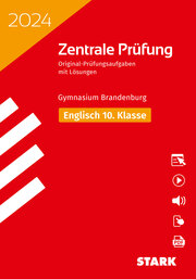 STARK Zentrale Prüfung 2024 - Englisch 10. Klasse - Brandenburg - Cover