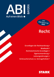 STARK Abi - auf einen Blick! Wirtschaft/Recht Bayern: Recht - Cover