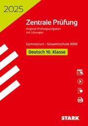 STARK Zentrale Prüfung 2025 - Deutsch 10. Klasse - NRW - Cover