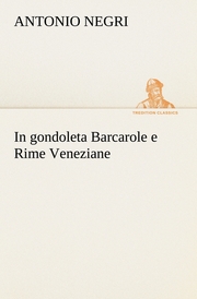 In gondoleta Barcarole e Rime Veneziane - Cover