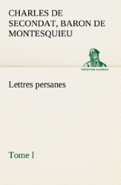 Lettres persanes, tome I - Cover