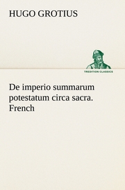 De imperio summarum potestatum circa sacra.French - Cover