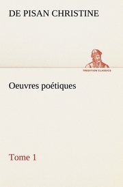 Oeuvres poétiques Tome 1 - Cover