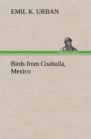 Birds from Coahuila, Mexico - Cover