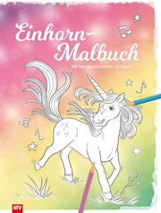 Einhorn-Malbuch - Cover