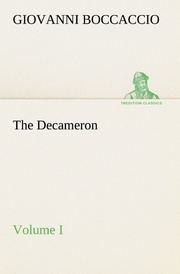 The Decameron, Volume I - Cover