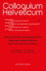 Neue Formen der Literaturgeschichte - Cover