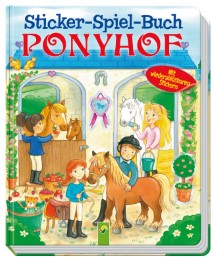 Sticker-Spiel-Buch Ponyhof