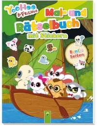 YooHoo & Friends - Mal- und Rätselbuch mit Stickern - Cover