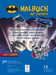 Batman Malbuch mit Stickern - Abbildung 1