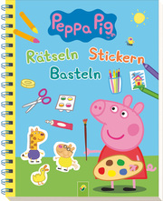 Peppa Pig - Rätseln Stickern Basteln
