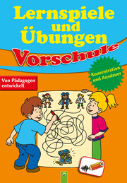 Lernspiele & Übungen Vorschule - Konzentration und Ausdauer - Cover