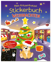 Mein Kritzel-Kratzel-Stickerbuch Weihnachten - Cover