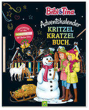 Bibi & Tina Adventskalender Kritzel-Kratzel Buch - Cover