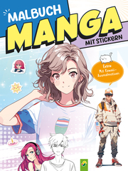 Malbuch Manga