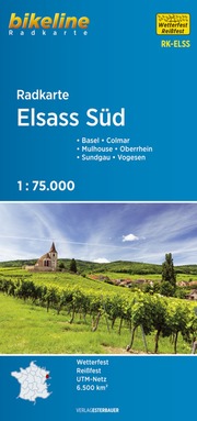 Radkarte Elsass Süd - Cover