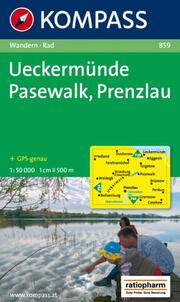 KOMPASS Wanderkarte Ueckermünde - Pasewalk - Prenzlau