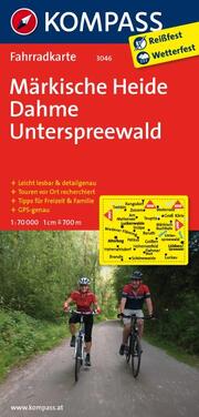 KOMPASS Fahrradkarte Märkische Heide - Dahme - Unterspreewald