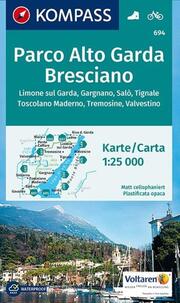KOMPASS Wanderkarte 694 Parco Alto Garda Bresciano