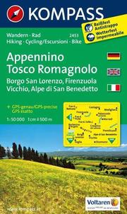 KOMPASS Wanderkarte Appennino Tosco Romagnolo - Borgo San Lorenzo - Firenzuola - Vicchio - Alpe di San Benedetto