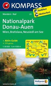 KOMPASS Wanderkarte Nationalpark Donau-Auen - Wien - Bratislava - Neusiedl am See