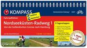 KOMPASS Fahrradführer Nordseeküsten-Radweg 1 - Von der holländischen Grenze nach Hamburg