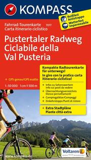 Fahrrad-Tourenkarte Pustertaler Radweg - Ciclabile della Val Pusteria
