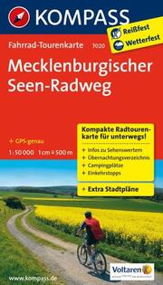 Fahrrad-Tourenkarte Mecklenburgischer Seen-Radweg